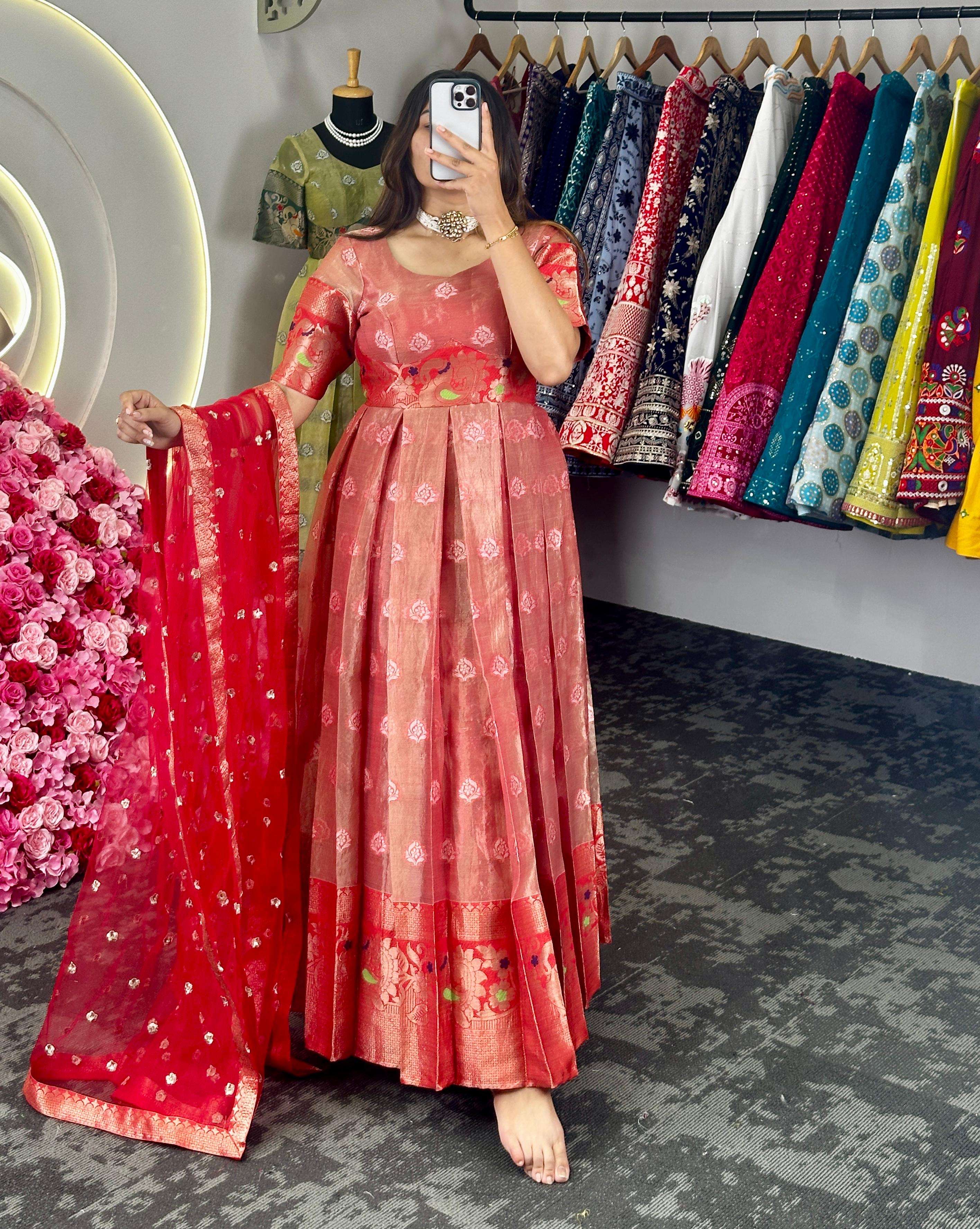 8000 series designer kota silk wholesale kurti with dupatta