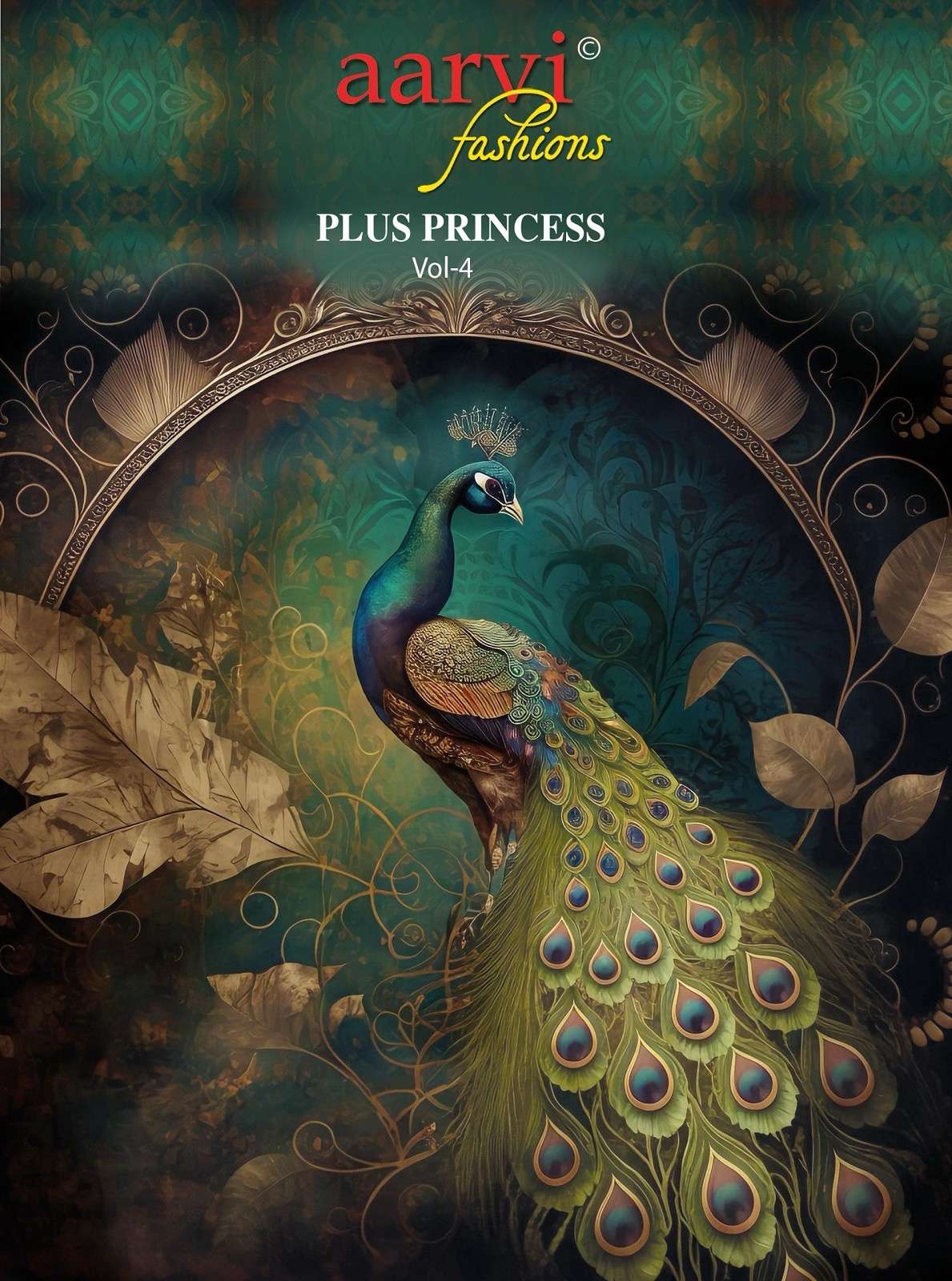 Aarvi plus princess vol-4 series 7445-7456 cotton wholesale suit