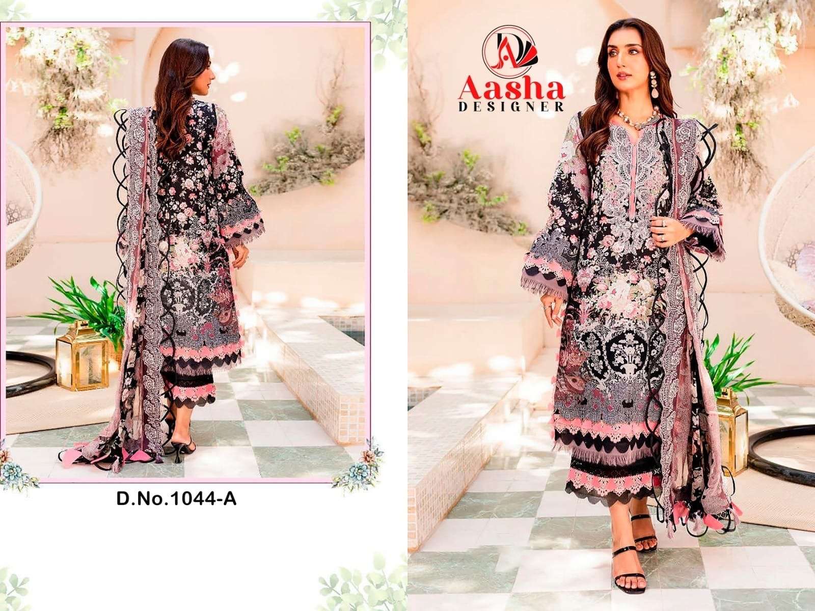 Aasha designer needle wonder vol 1 pure cotton wholesale suit