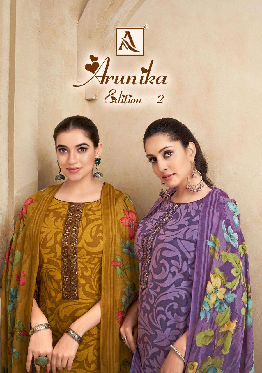 alok arunika vol 2 series 192374801-192374808 cambric print wholesale suit 