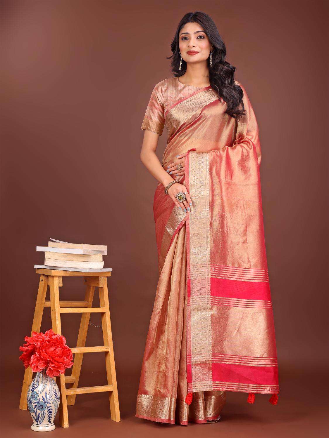 Astita interlekan organza wholesale saree