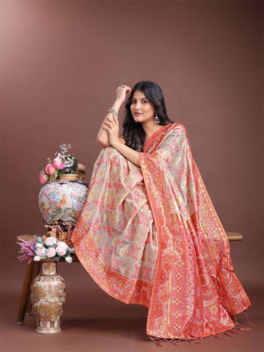 astita linen queen vol 7 series 1001-1006 Linen Cotton wholesale saree