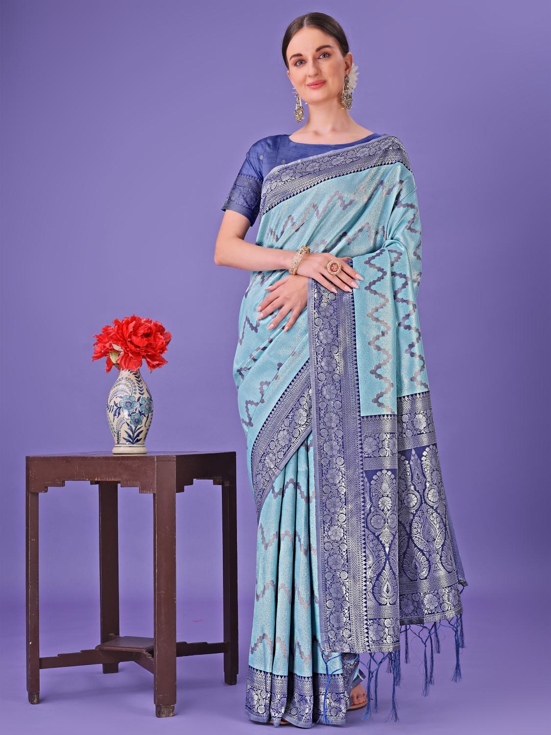 astita plazzo silk vol 3 series 3001-3008 Lichi Silk wholesale saree