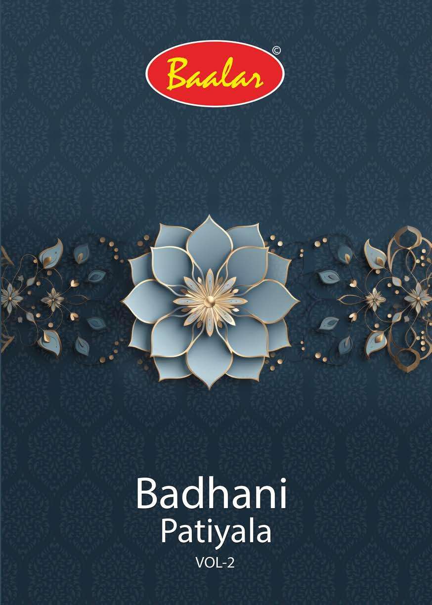 Baalar Bandhani Patiyala Vol-2 series 2007-2018 pure cotton wholesale suit 