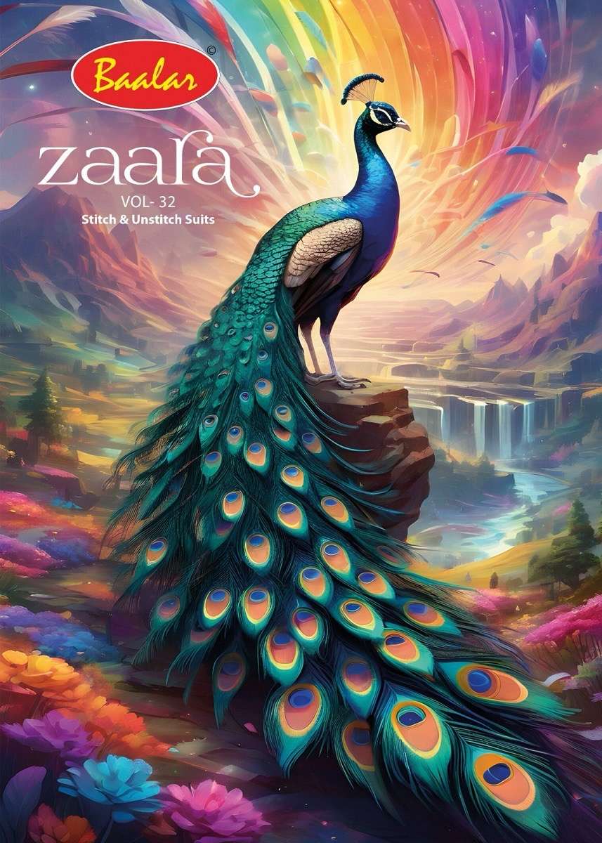 Balaar zaara vol 32 series 3204-3225 pure cotton wholesale suit