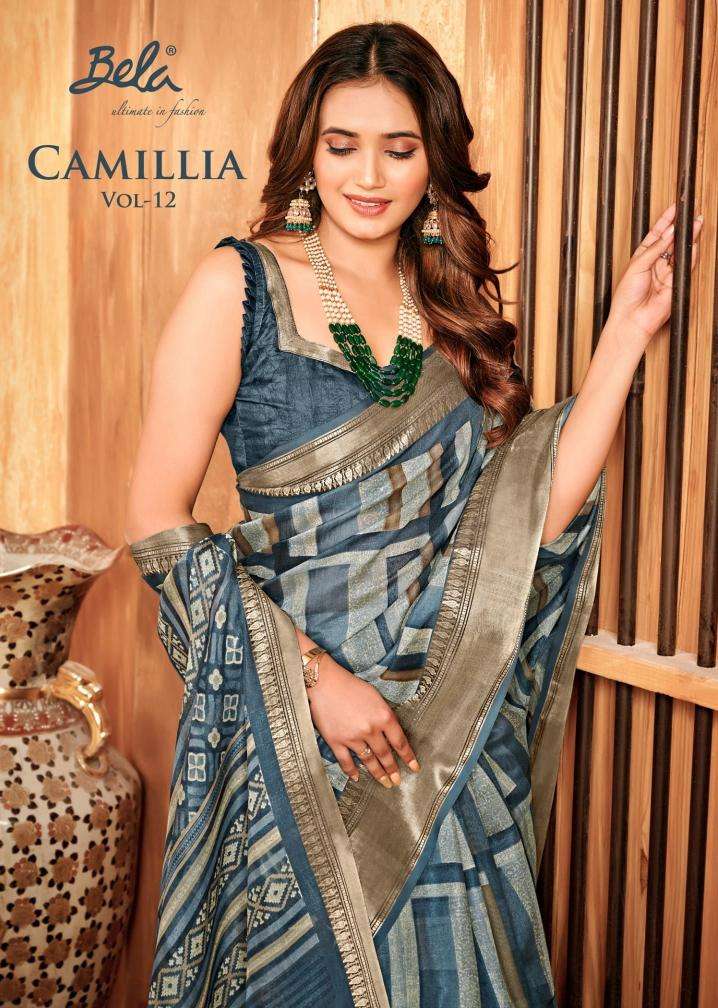 bela fashion camillia vol 12 series 26995-26972 soft cotton wholesale saree