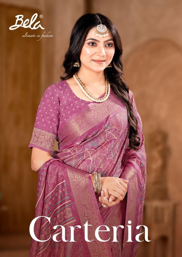 bela fashion carteria series 26982-26993 cotton silk  wholesale saree