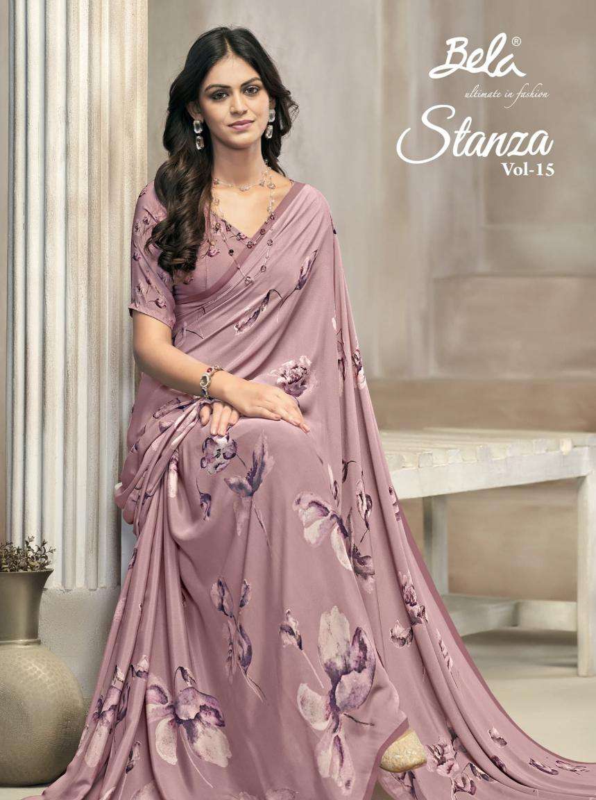 Bela stanza vol 15 series 26811-26828 crape wholesale saree