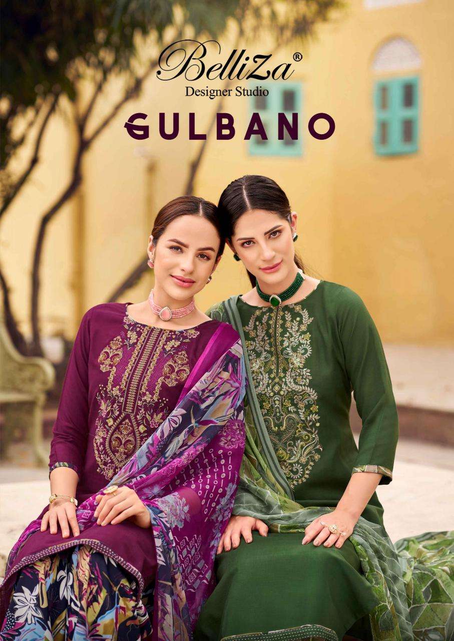 Belliza gulbano series 812001-812008 rayon wholesale suit