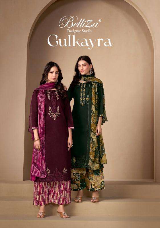Belliza gulkayra series 835001-835008 jam print wholesale suit
