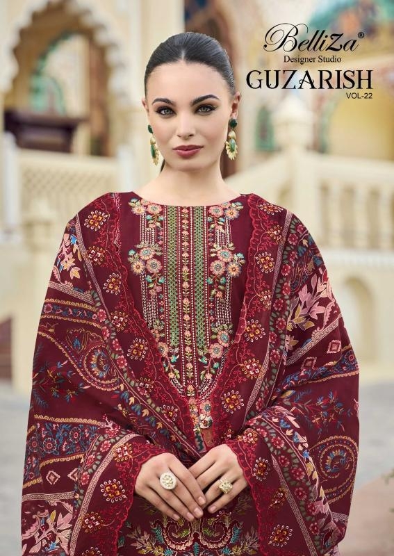 belliza guzarish vol 22 series  840001-840008 cotton wholesale suit
