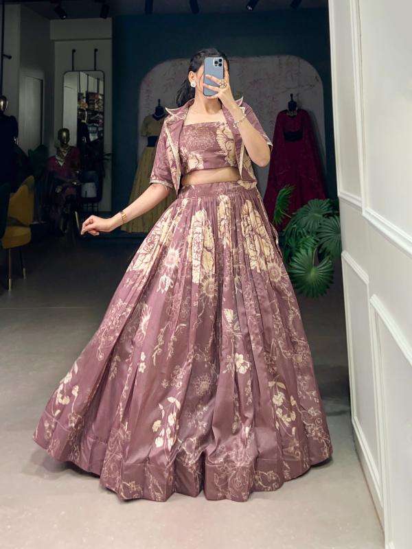 bhavisha nnk1129 tussar silk wholesale lehenga