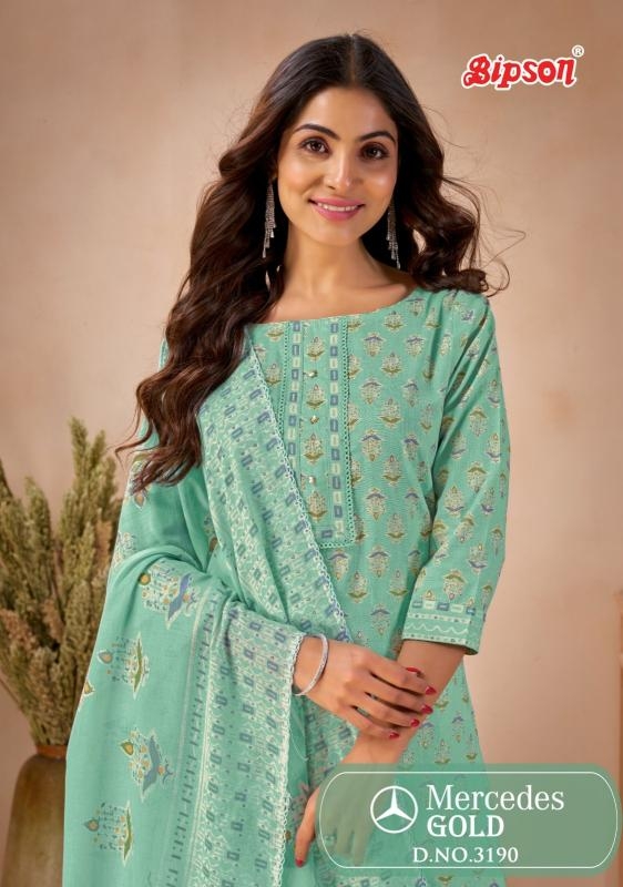 bipson prints mercedes gold 3190 cotton wholesale suit 