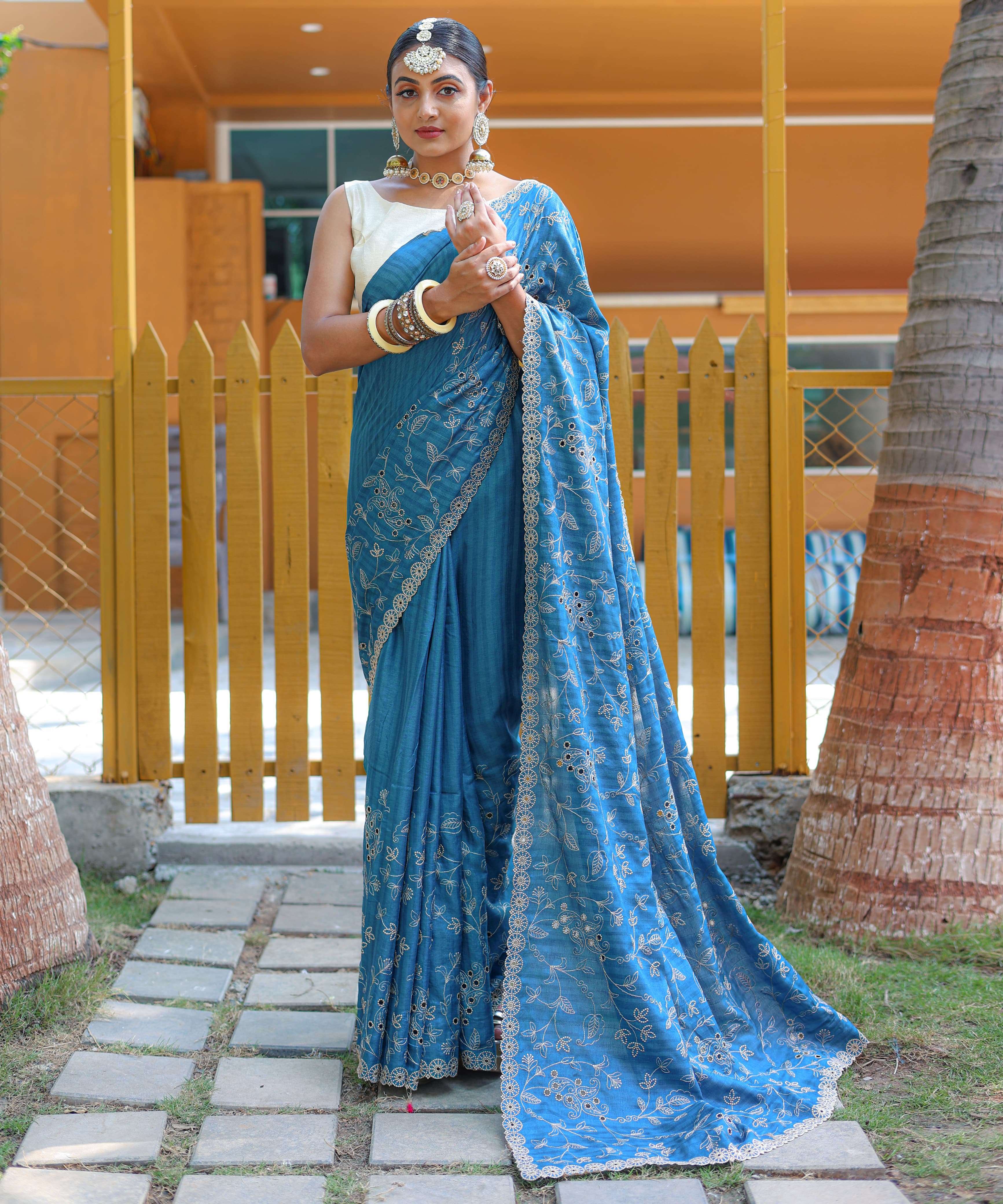 Bt-53 aaisha designer soft silk wholesale saree