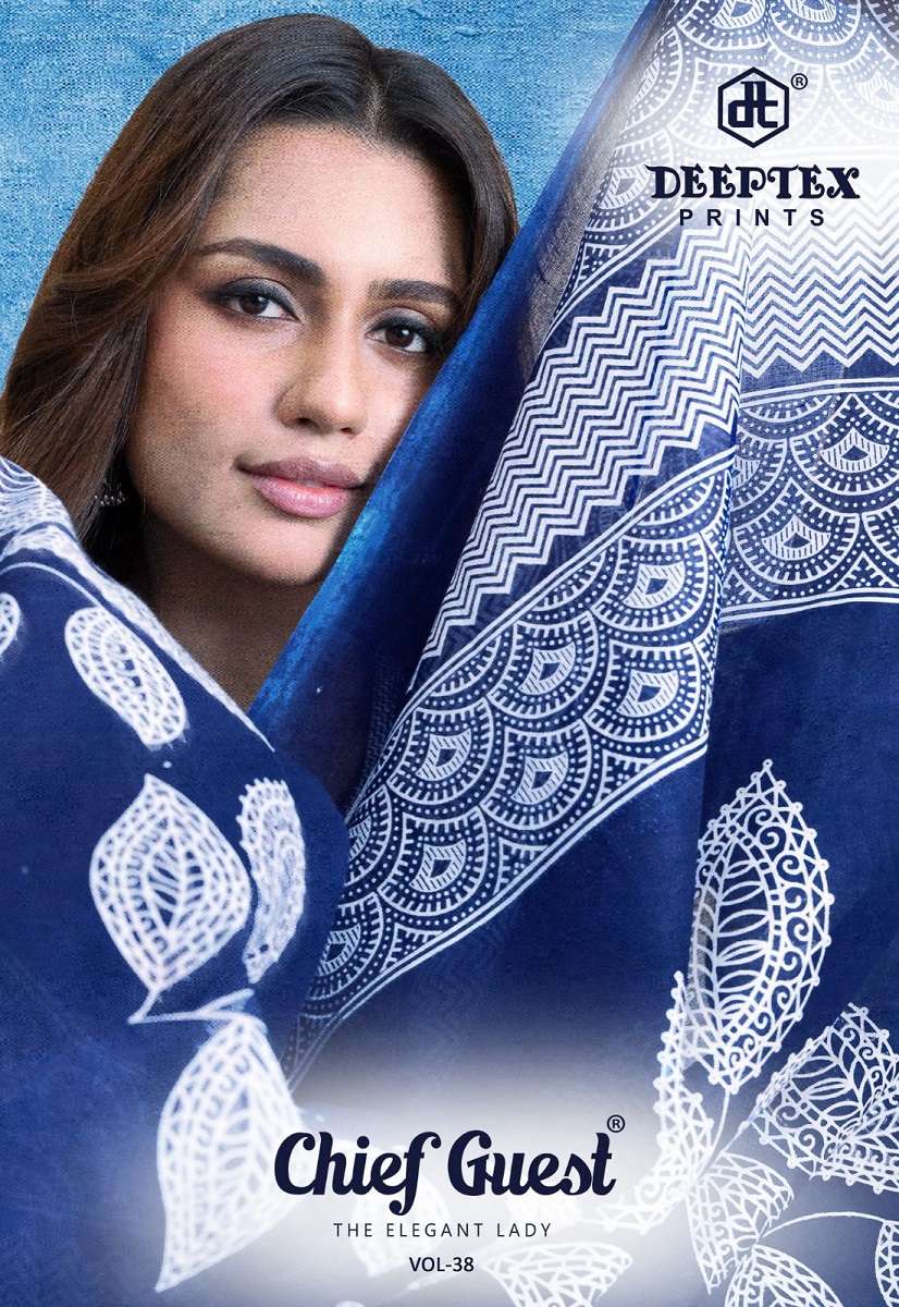 Deeptex Chief Guest Vol-38 series 3801-3815 Heavy Cotton Printed wholesale suit 