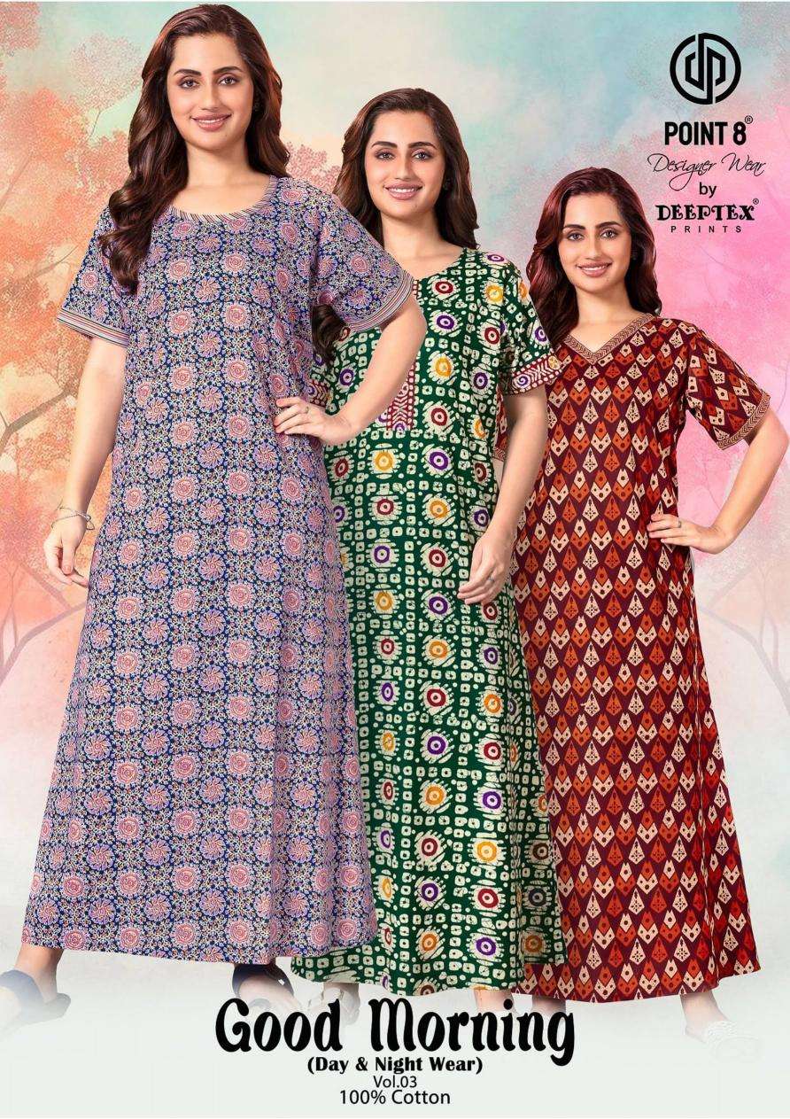 deeptex good morning vol 3 series 3001-3010 COTTON Readymade Nightie