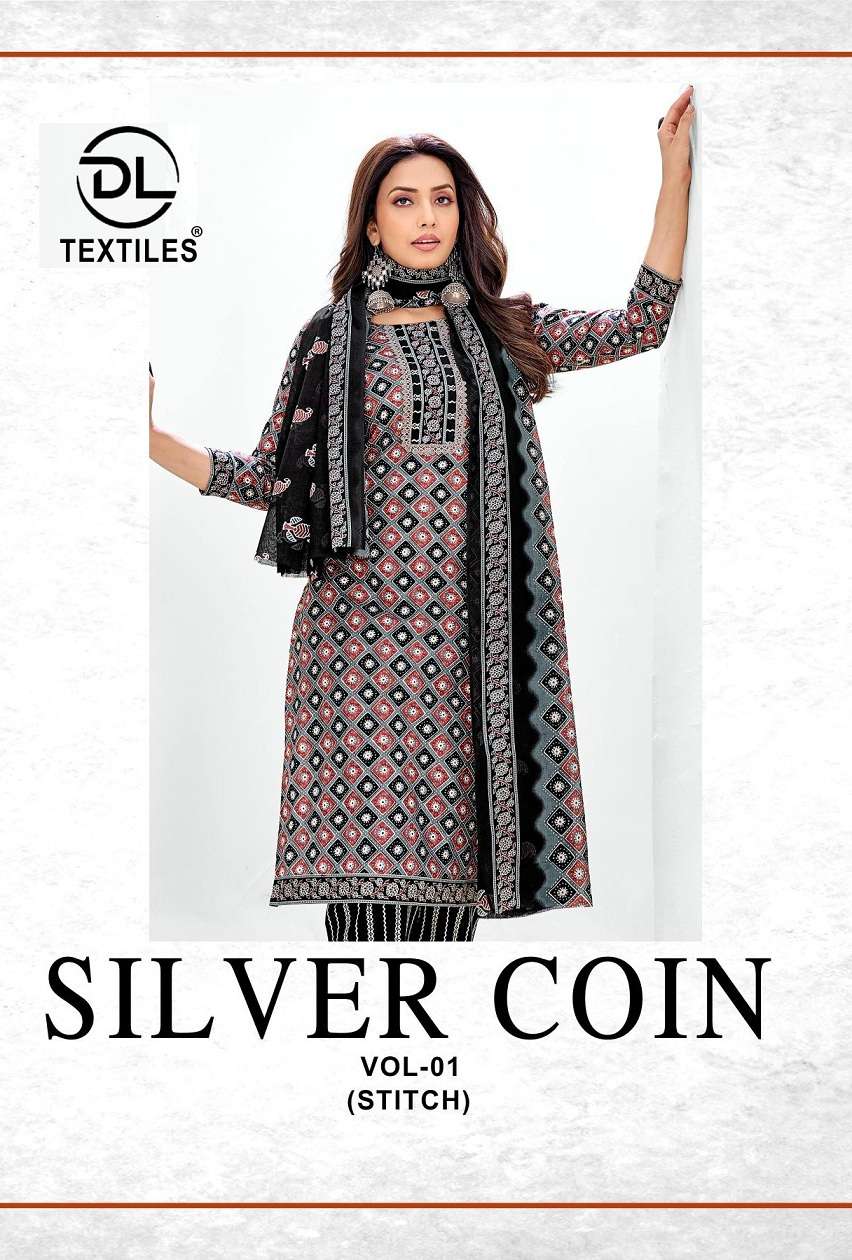 DL Silver Coin Vol-1 series 1001-1010 Pure Cotton wholesale suit 