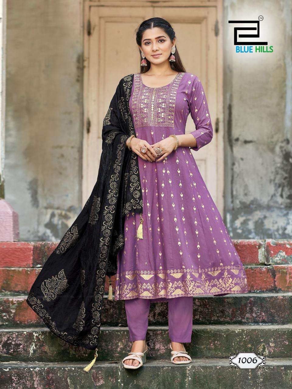 Festival Special Heavy Rayon with Neck embroidery wholesale suit 