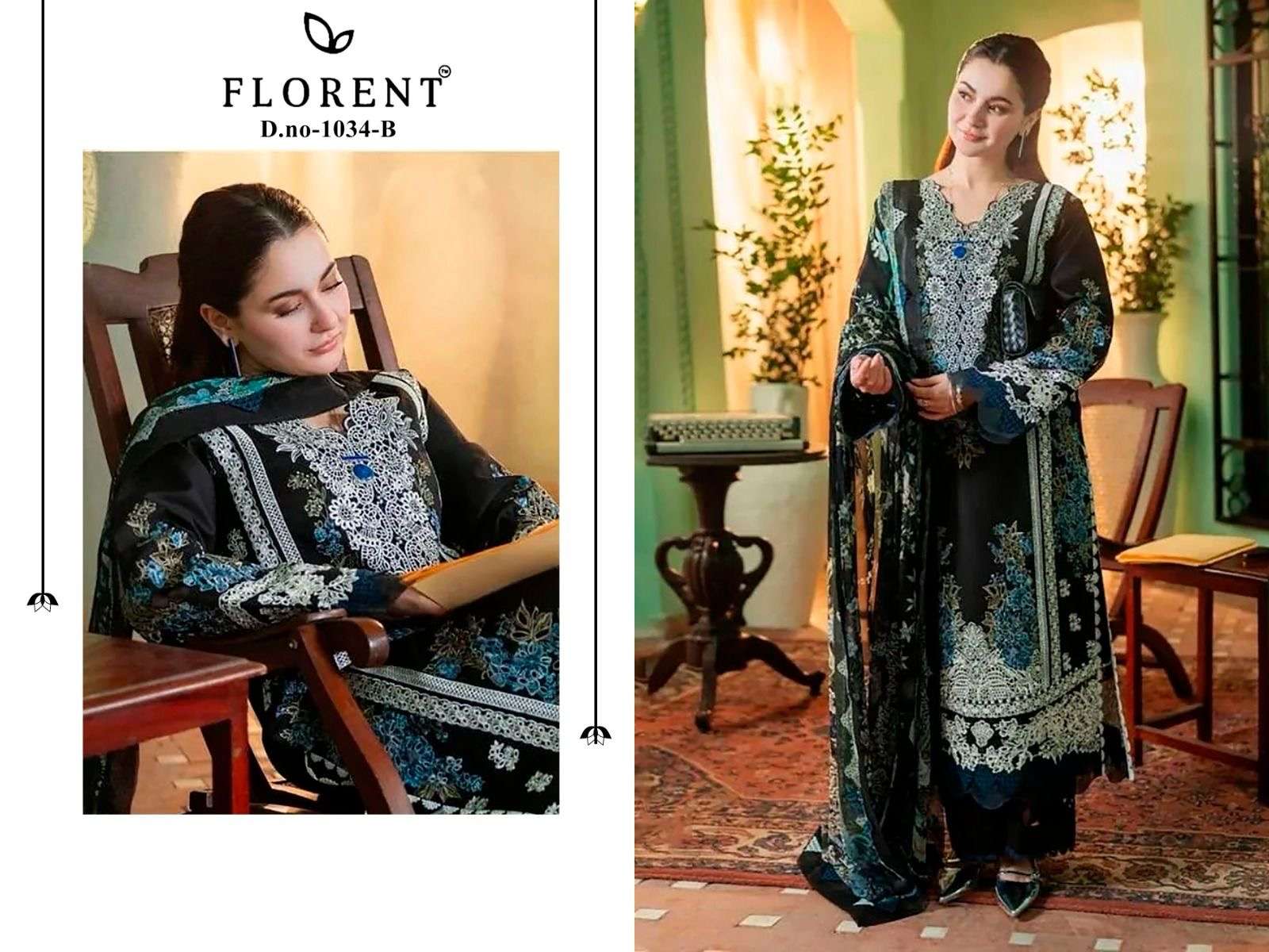 Florent summer collection pure cotton lawn wholesale suit