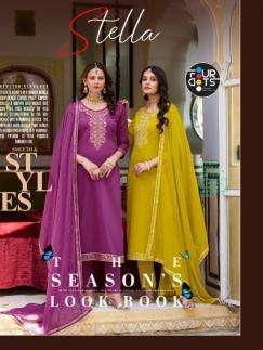 fourdots stella series 1661-1664 jam cotton wholesale suit 