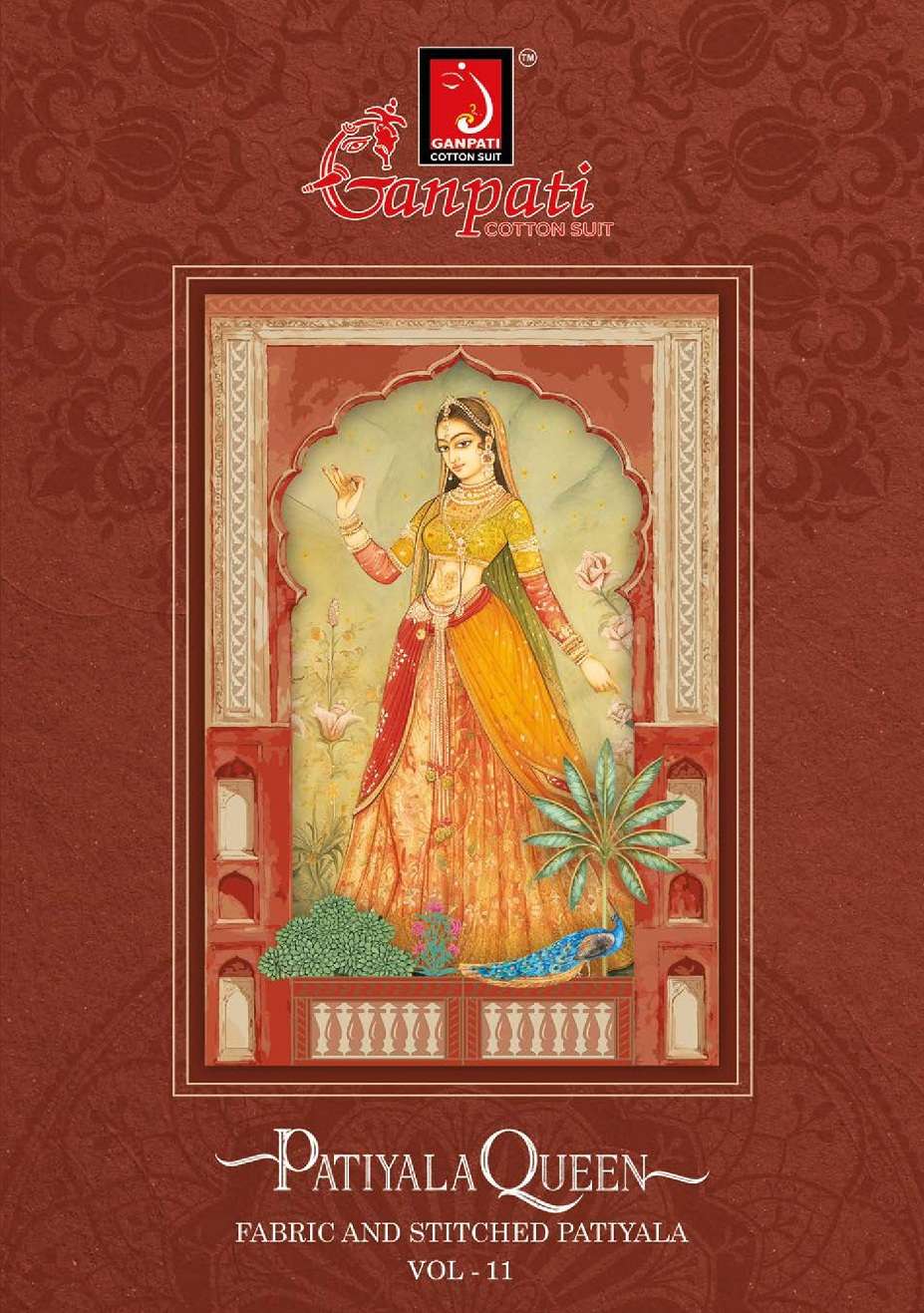 Ganpati Patiyala Queen Vol-11 series 2266-2280 Pure Cotton wholesale suit 