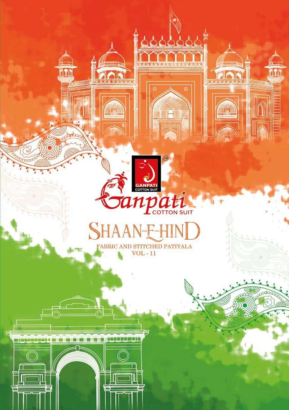 Ganpati Shaan-E-Hind Vol-11 series 2251-2265 cotton wholesale suit 
