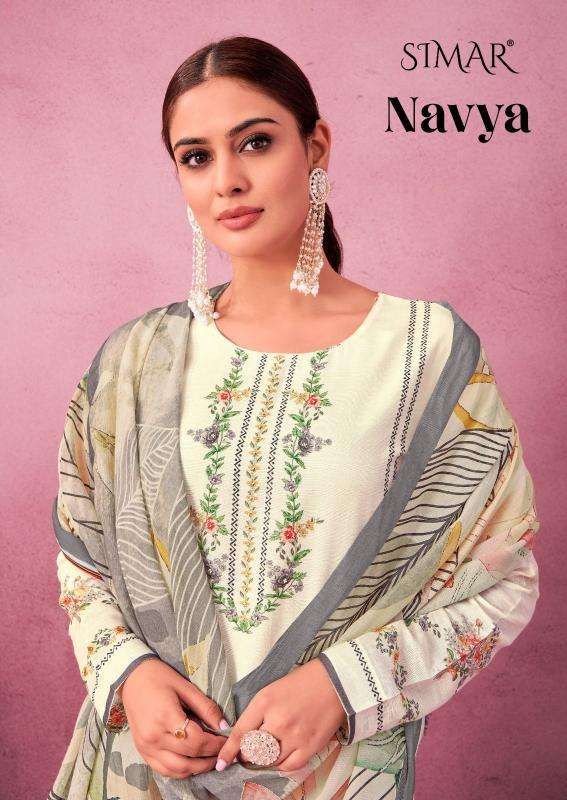 Glossy navya series 6010 linen cotton wholesale suit