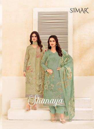 glossy shanaya series 2019 LAWN COTTON wholesale suit