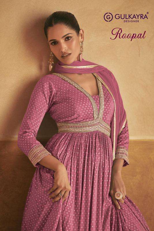 gulkayra roopal series 7519 VISCOSE SILK wholesale suit 