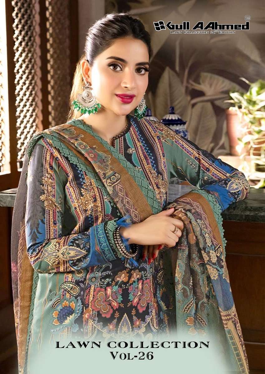 Gullahmed lawn vol 26 series 215-220 lawn cotton wholesale suit