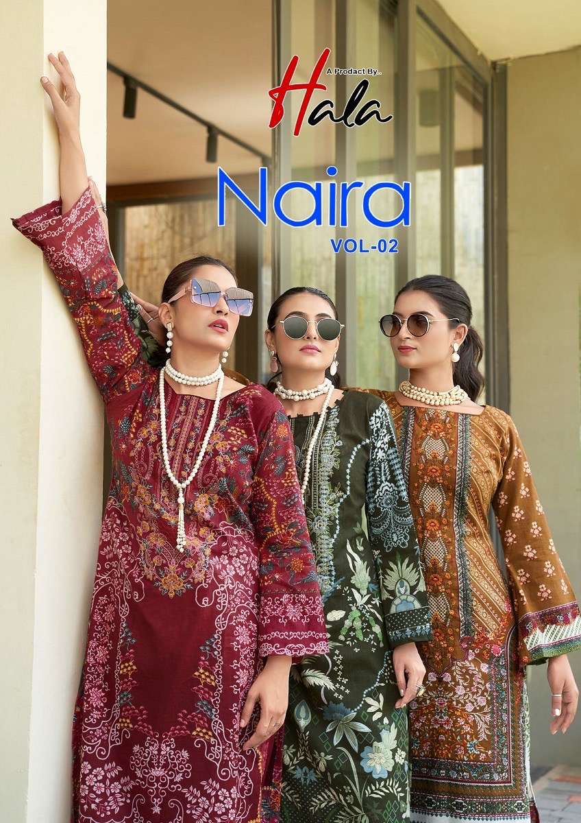 Hala naira vol-2 series 2001-2008 heavy cotton wholesale suit