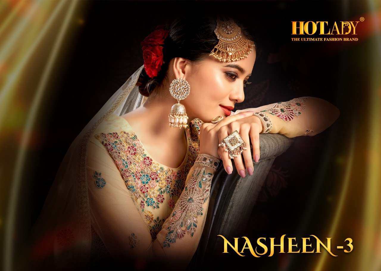 Hotlady nasheen vol-3 series 7911-7916 fancy wholesale suit