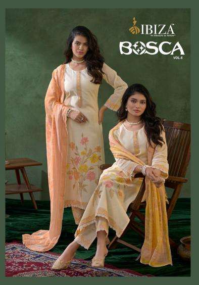 ibiza bosca vol 6 series series 2321 to 2323 lawn cotton modern salwar kameez in wholesale