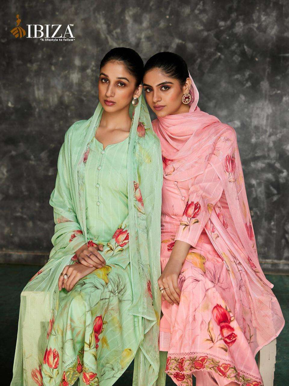 ibiza magic series 15792-15794  lilen self jacquard wholesale suit 