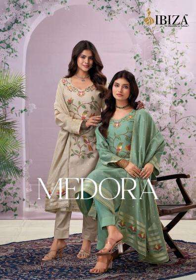 Ibiza suit medora series 2231-2234 silk jacquard suit