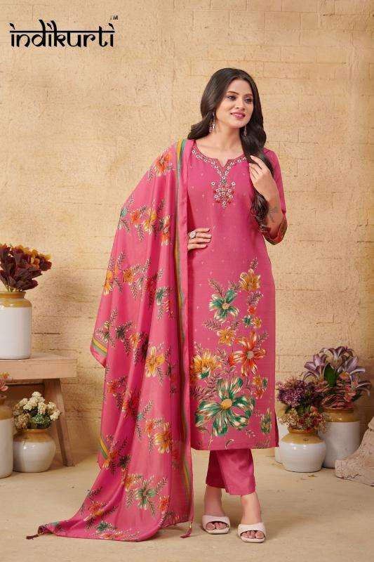 indikurti aafreen vetican foil print wholesale suit 