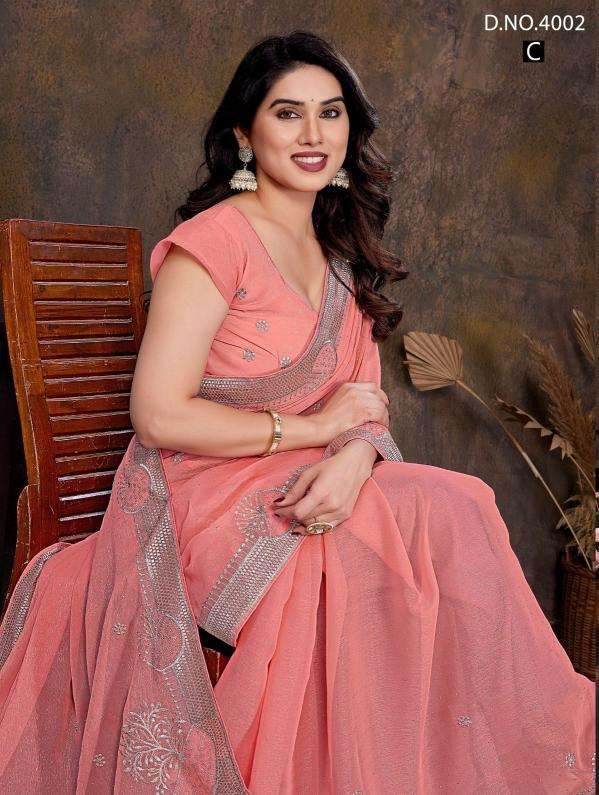 jayshree 4002a-4002d shimar wholesale saree