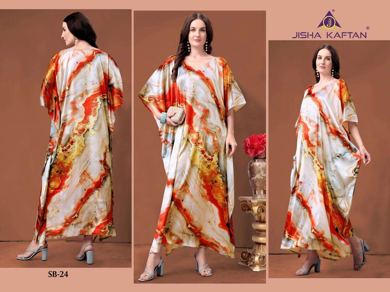 Jelite satin breeze vol 3 series 17-24 poly japan satin kaftan
