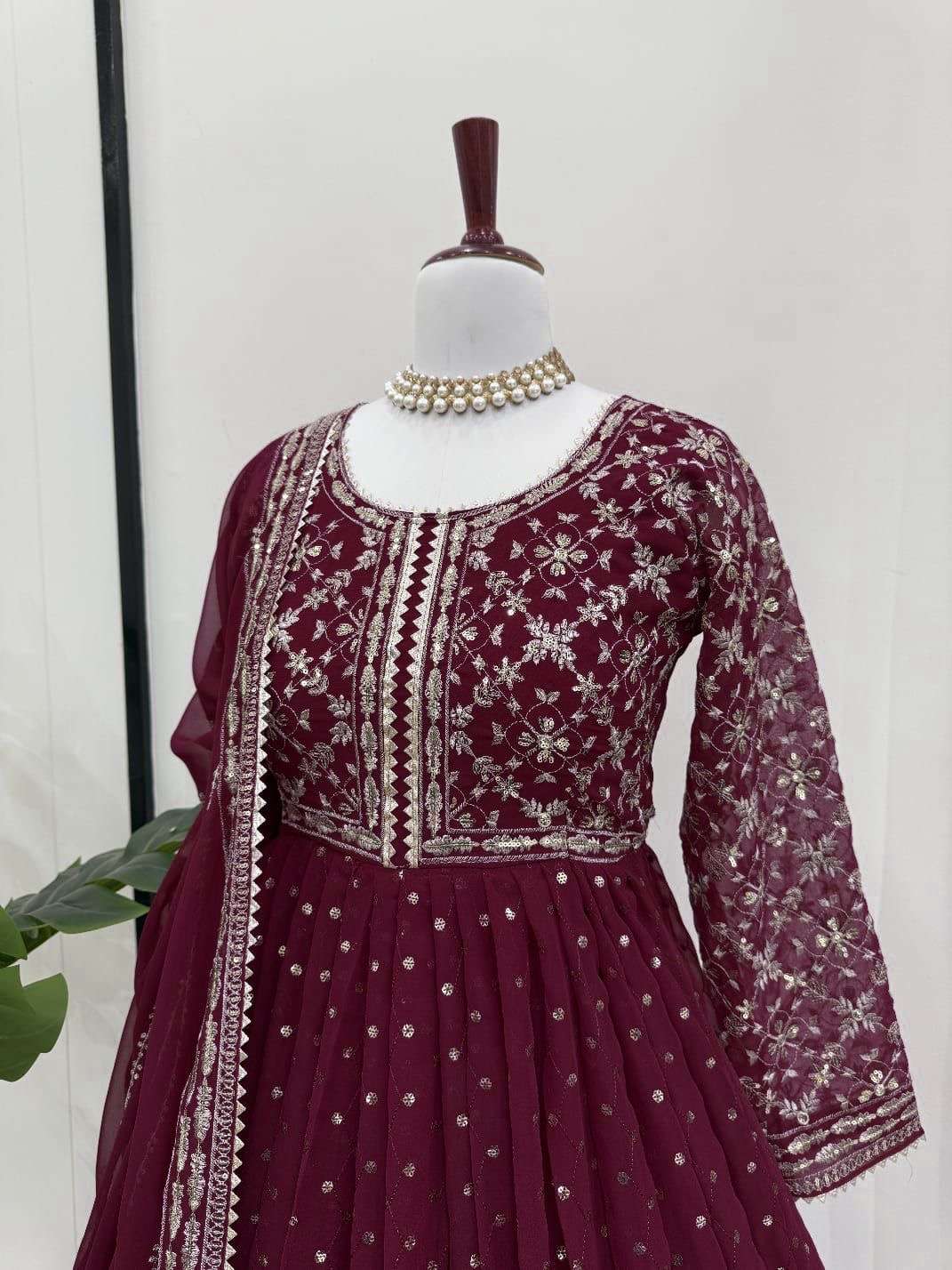 Jinaam 5849 faux georgette wholesale suit