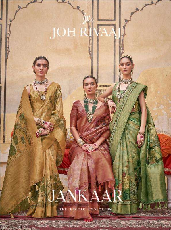Joh rivaaj jankaar series 901-909 fancy wholesale saree