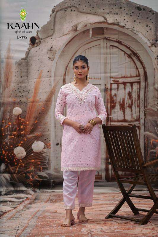 Kaahn 112 cotton wholesale top with pant 