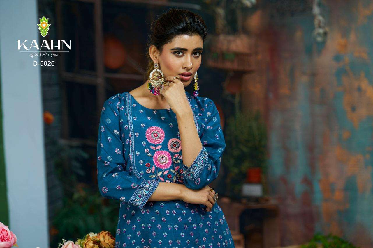 Kaahn 5025-5026 muslin wholesale readymade suit
