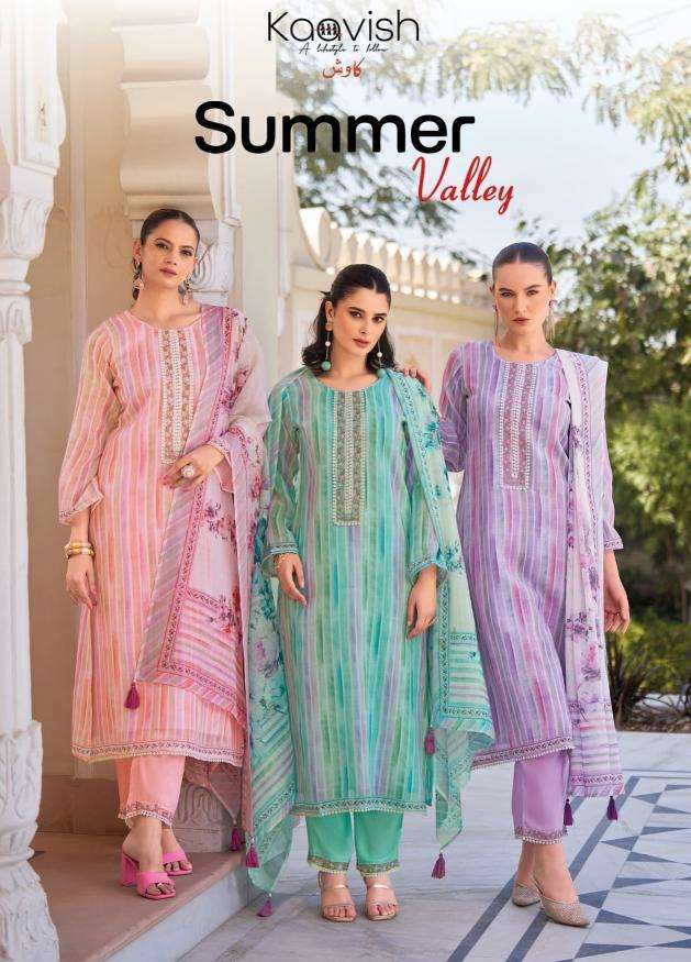 Kaavish summer valley series 1521-1524 linen wholesale suit