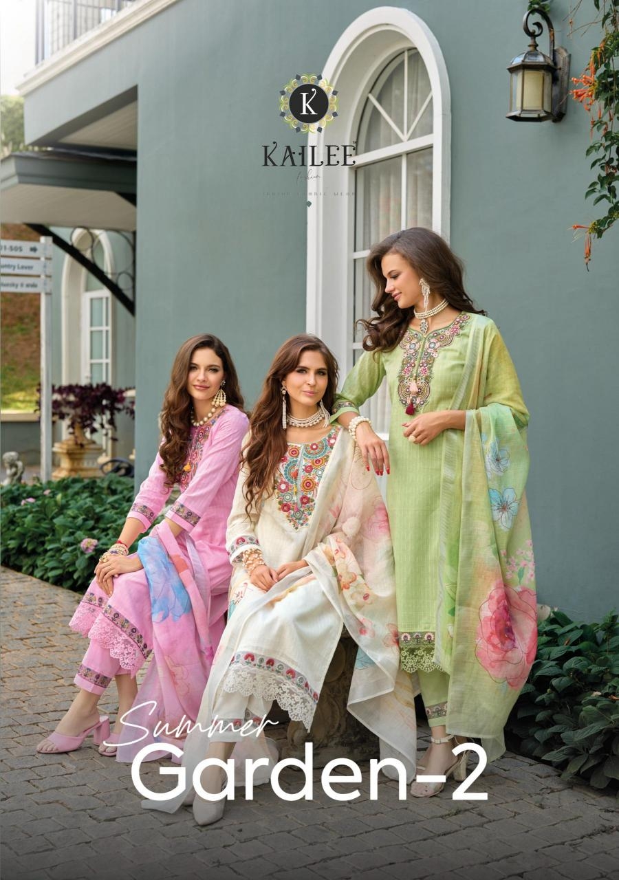 kailee fashion summer garden vol 2 series 44401-44406 PURE  COTTON wholesale suit 