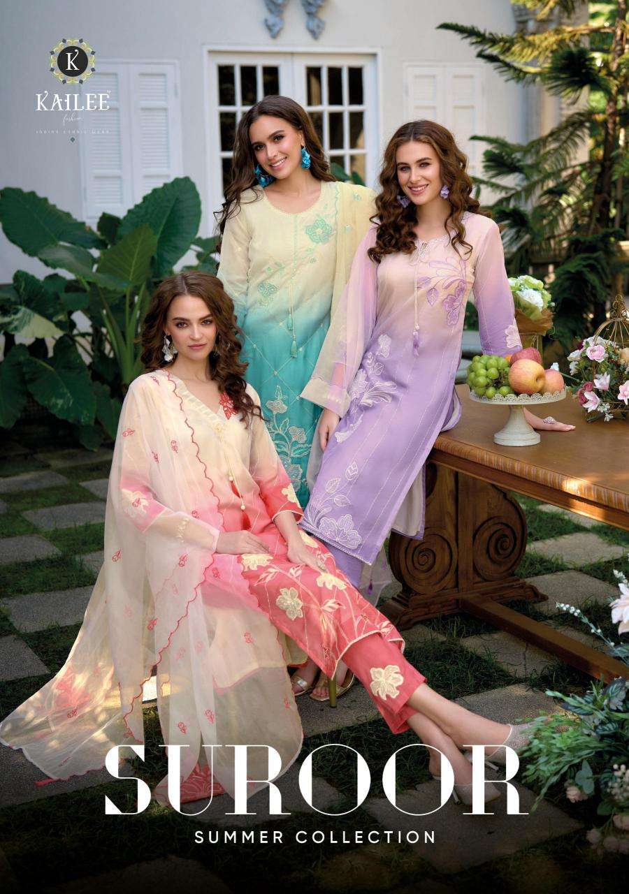 kailee fashion suroor series 43001-43003 cotton wholesale suit 