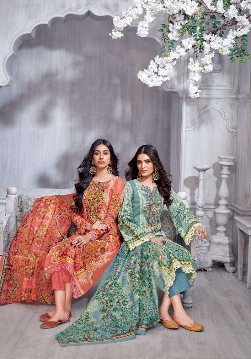 Kala meher vol 11 series 7401-7412 cotton wholesale suit