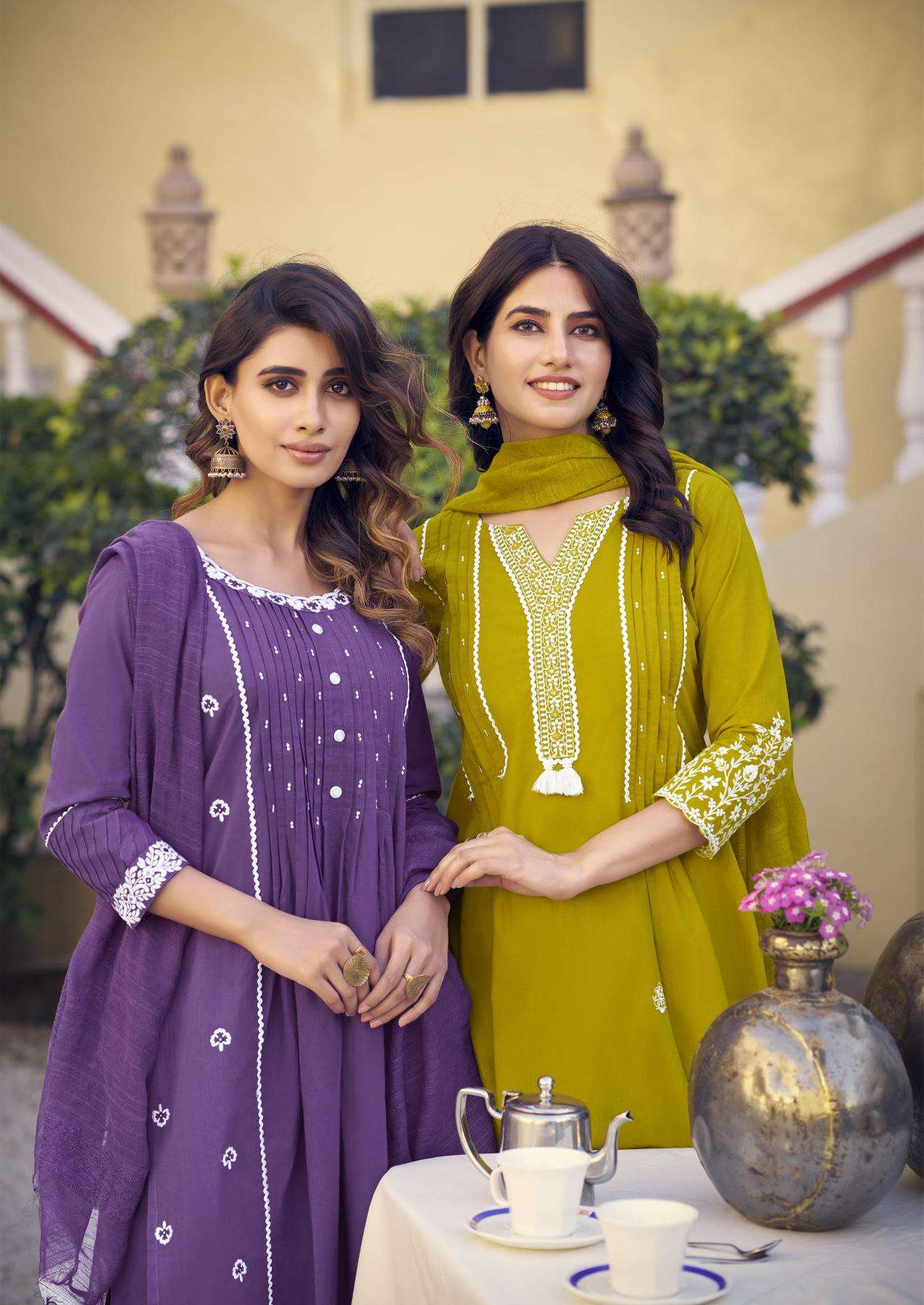 Karissa iconic series 1001-1004 cotton wholesale suit