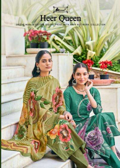 Kesar heer queen series 272001-272006 muslin cotton wholesale suit