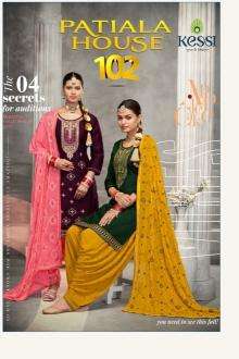 kessi patiala house 102 series 17281-17288  jam cotton wholesale suit 