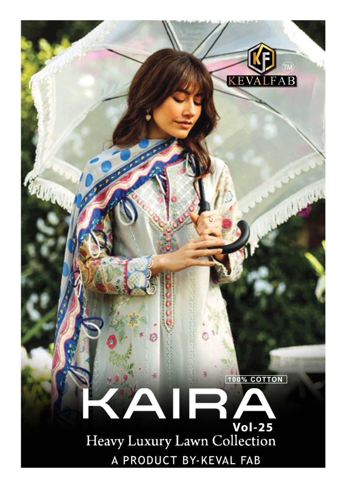 Keval fab kaira vol-25 series 25001-25006 cotton wholesale suit